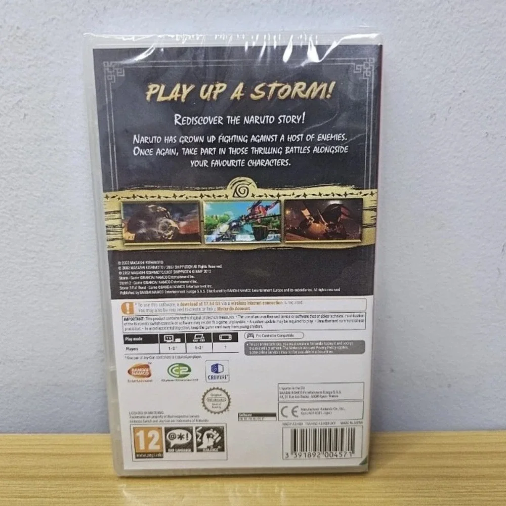Naruto Shippuden Ultimate Ninja Storm Trilogy Code in Box UK Nintendo Switch